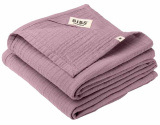 Bibs Муслиновая пеленка Cuddle Cloth, 70х70 см, 2 штуки / цвет Heather (сиреневый)