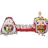 Набор 2 детские палатки  200 шариков  + тунель