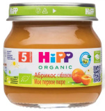 Hipp Пюре абрикос-яблоко, с 5 месяцев, 80 г