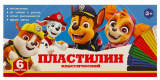Мульти Арт Пластилин классический "Щенячий патруль", 6 цветов