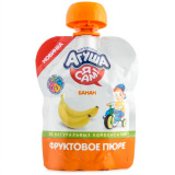 Агуша Я сам! Фруктовое пюре "Банан", с 6 месяцев (90г)