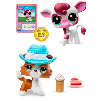 Набор "Пара друзей": две фигурки мини-животных, коллекция Littlest Pet Shop 00625