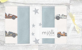Mjolk Набор платочков-слюнявчиков Retro Cars
