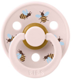Bibs Пустышка латексная Studio Colour, 0+ месяцев Bumblebee Friends - Petal