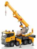 Bruder Автокран Scania с модулем со световыми и звуковыми эффектами