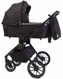 Peppy Коляска 2 в 1 Monaco / цвет Royal Blak (черный, рама черный глянец)