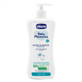 Chicco Шампунь-пена для купания младенцев без слез Baby Moments, 750 мл