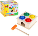 Лесная мастерская Развивающая игрушка-стучалка, 4 шарика