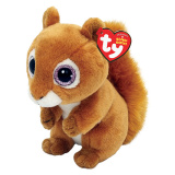TY Beanie Babies белочка Squire / цвет коричневый