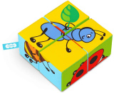 Мякиши Кубики "Насекомые", серия "Собери картинку"