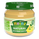 Heinz Пюре Фруктовый салатик, с 6 месяцев, 80 г