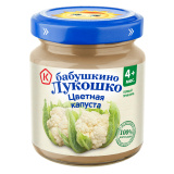 Бабушкино Лукошко Пюре из Цветной Капусты 100г 4 мес