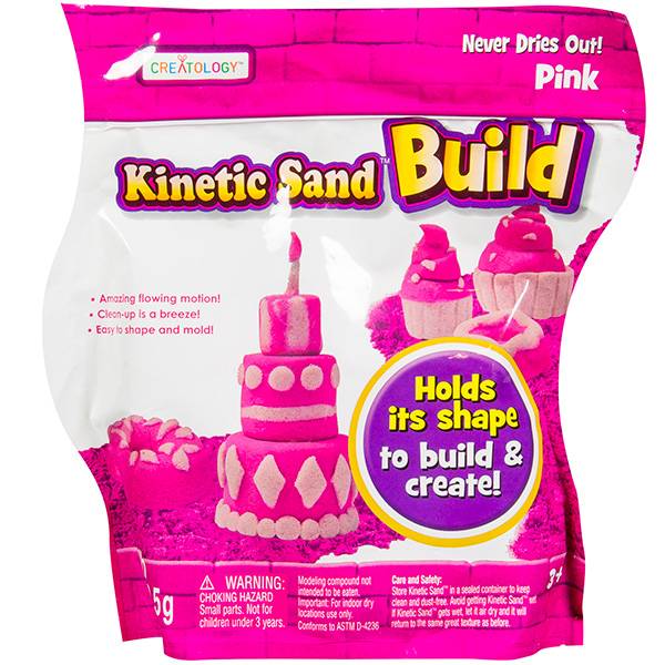 Песок для лепки Kinetic Sand серия Build / 2 цвета в ассортименте