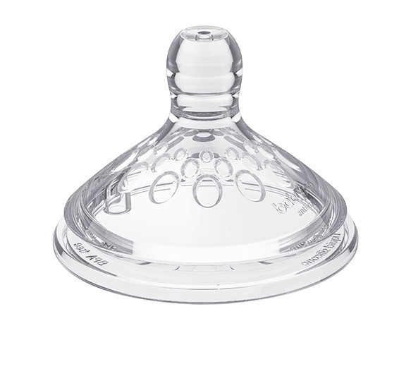 BabyOno Соска Natural Nursing медленный поток антиколиковая S, 2 штуки
