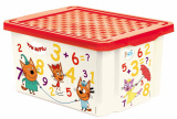 Little Angel Детский ящик Lalababy "Три Кота. Обучайка. Считай"