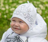 Orso Bianco Шапка со стразами для девочки