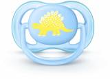 Philips Avent Серия Ultra air Соска-пустышка силиконовая ортодонтическая 0-6 мес для мальчика SCF544/10