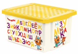 Little Angel Детский ящик Lalababy "Три Кота. Обучайка. Читай"