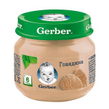 Gerber Пюре "Говядина", с 6 месяцев (80г)