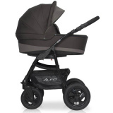 Riko Basic Коляска 2 в 1 Alfa/ цвет 10 коричневый-капучино