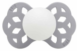 Bibs Пустышка силиконовая ночная Infinity Glow Anatomical, 0+ месяцев / цвет Cloud (серый)