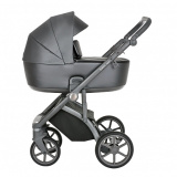 ROAN Коляска 2 в1 Bass Next Кожа, рама серая / цвет Graphite Pearl