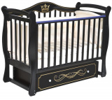 Антел Кровать детская Julia-111 с универсальным маятником / цвет шоколад