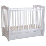 Baby luce детская кроватка карамелька / цвет белый