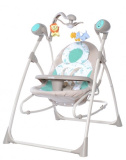 CARRELLO Колыбель-качели детские Nanny 3в1 CRL-0005 / Azure Beige