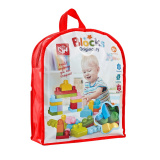 KIDS HOME TOYS Конструктор "Домик с животными" (55 деталей, в сумке)
