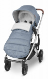 UppaBaby Чехол утепленный с мехом, цвет / голубой меланж