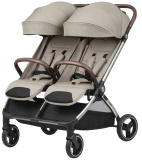 6533 Коляска для двойни CARRELLO Link  (Island Beige)