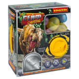 Игровой набор Bondibon "СЕЙФ-СЮРПРИЗ", с вращ. механизмом, 10 раскр. яиц с фигурками динозавров