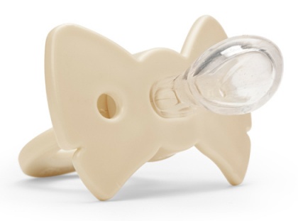 Elodie Пустышка силиконовая Binky Bow Oat White