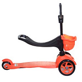 21st scooTer, Самокат 3-х колёсный с сиденьем Maxi Scooter SKL-06B, (Orange)