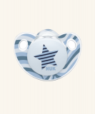 NUK TRENDLINE Соска-пустышка ортодонтической формы "ADORE" силикон, размер 1- Звездочки