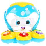 Умка Музыкальная игрушка осьминожек, Шаинский музыка, на батарейках свет+звук