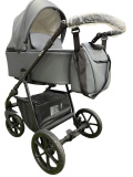 Коляска детская 2в1 Risso 6RS CIEMNOSZARY