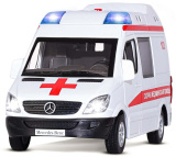 Автопанорама Машинка металлическая Mercedes Sprinter "Скорая помощь"