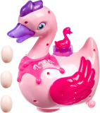 Shantou Игрушка на батарейках Лебедь 304939 / цвет розовый
