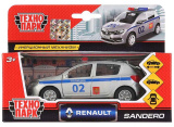 Технопарк Коллекционная металлическая модель «Renault Sandero. Полиция»