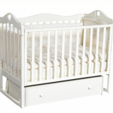 Кровать детская Каролина 5 а/с, универсальный маятник / цвет белый