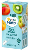 ФрутоНяня Сок Мультифруктовый осветленный, 0,5 л