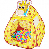 Палатка с шариками / Жираф /
