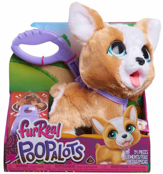 FurReal Friends Игрушка интерактивная Корги на поводке, 22 см