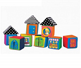 Мягкие кубики в коробке