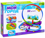 Автоград Автотрек "Мой город", 32 детали