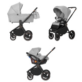 8511/1 Коляска 3в1 CARRELLO Epica   (Silver Grey)