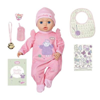 БЕБИ Анабель. Интеракт. кукла Анабель 43 см. BABY Annabell