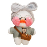 BDC Мягкая игрушка Утка лалафанфан lalafanfan duck / белая в сером свитере